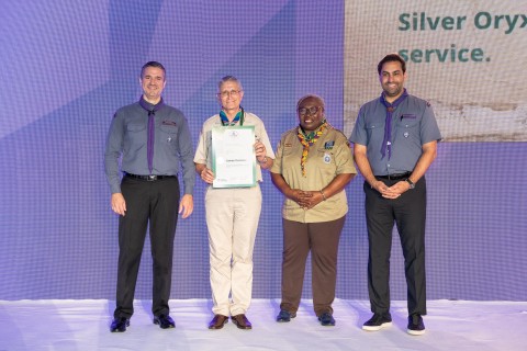 Namibian Scout Leader Receives Bronze Wolf Award